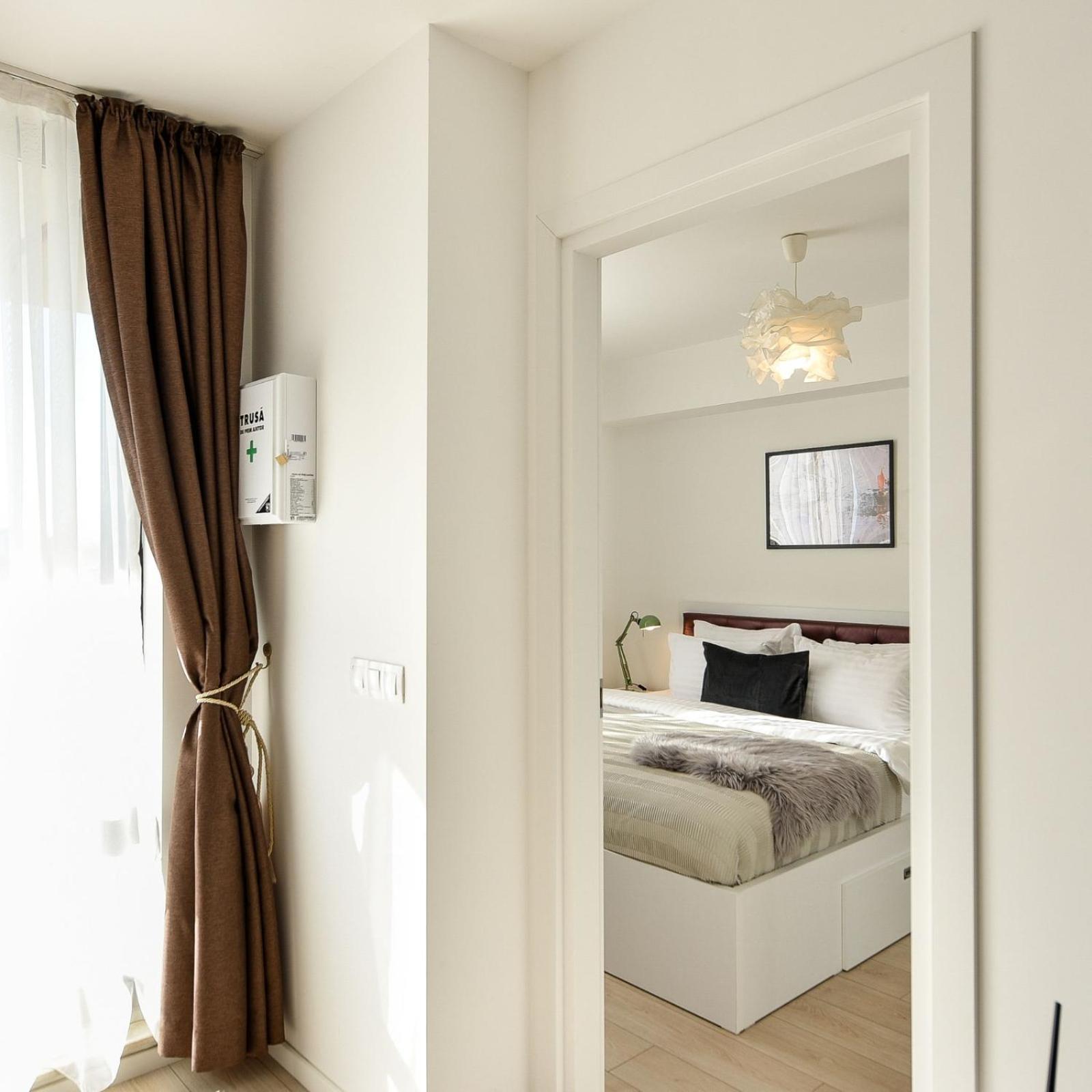 ブカレストWonderfull 1Br Aviatieiアパートメント エクステリア 写真