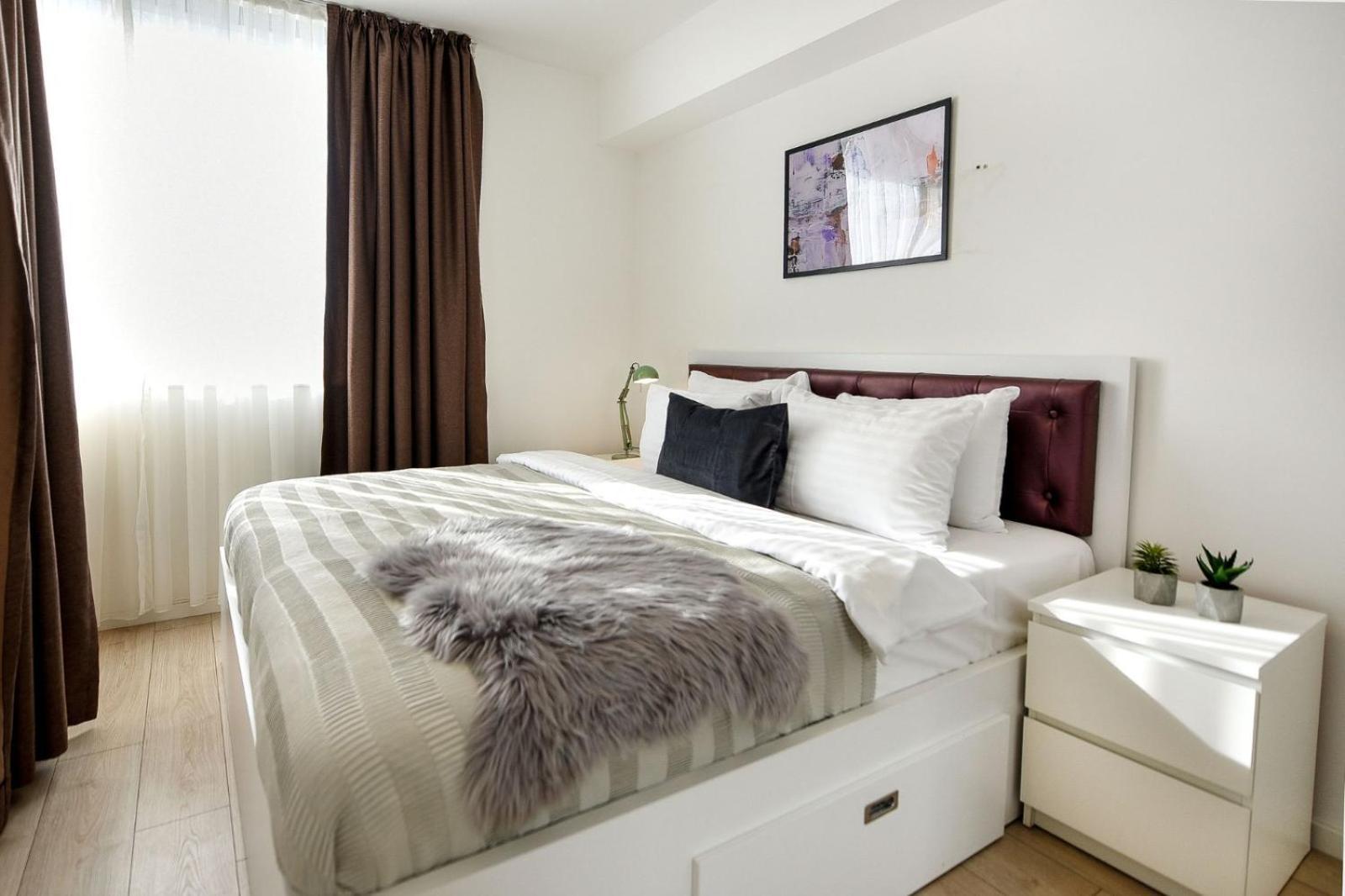 ブカレストWonderfull 1Br Aviatieiアパートメント エクステリア 写真